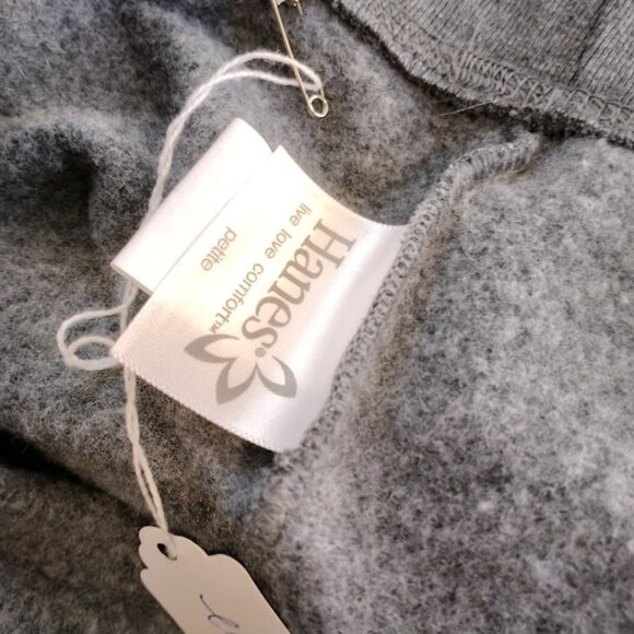 Hanes for Women gray fleece lined pants - Petite XL - Picture 5 of 7